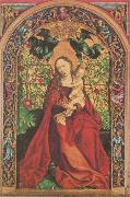 Martin Schongauer Madonna at the Rose Bush France oil painting artist
